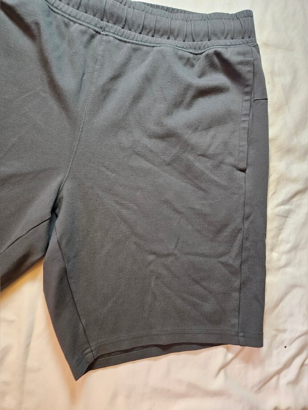 Members Mark Luxe Womens Gray Pull On Elastic Waist Active Shorts Size Medium - Picture 2 of 13